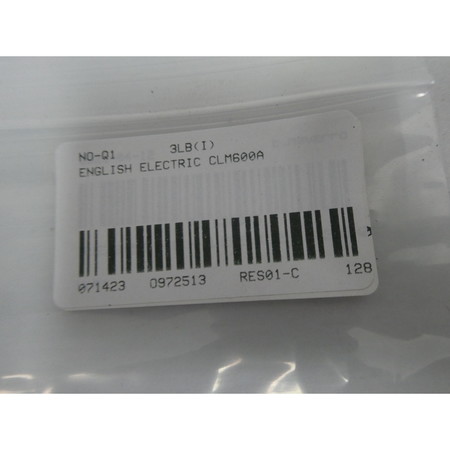 English Electric Automotive Fuse, 600A, Not Rated CLM600A